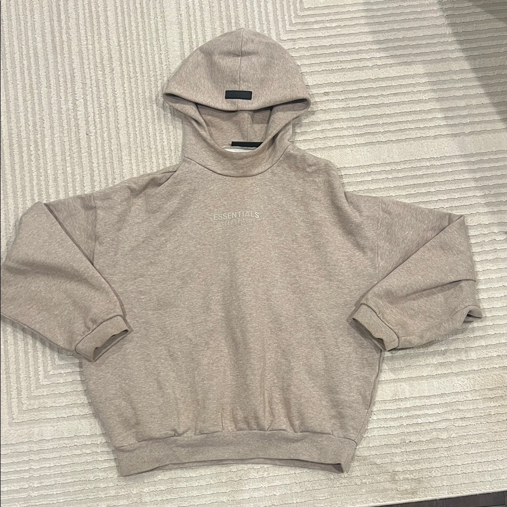 Essentials Taupe Pullover Hoodie
